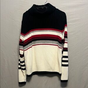Fashion Bug Black Knit Turtleneck Sweater Size medium